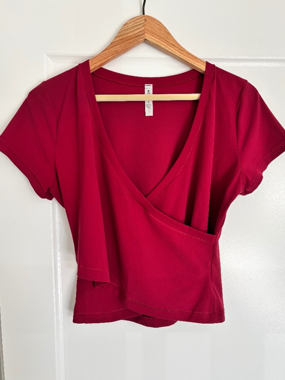 Athleta Transcend Wrap Tee Women’s Size Large